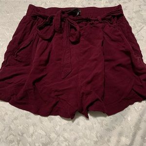 Tie front  shorts